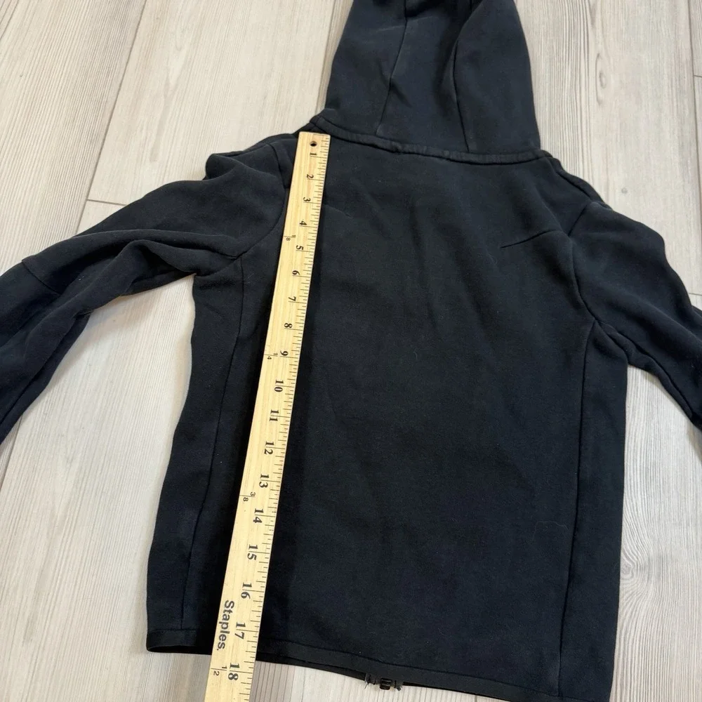 Nike‎ Tech Fleece Sweatshirt Hoodie Boys Size Small Black Standard Fit CU9223